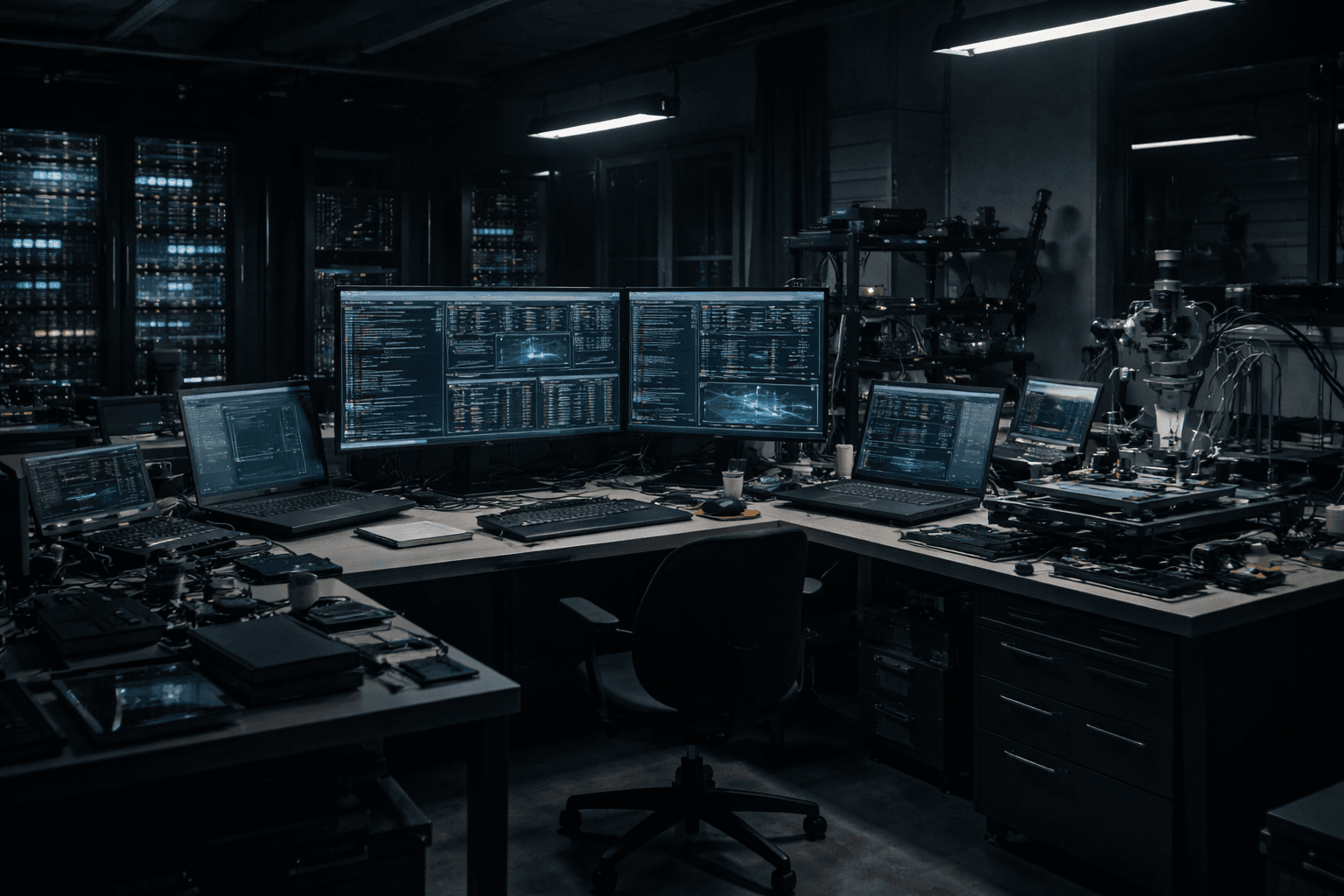 Laboratorio de SOLYON Technologies en Medellín