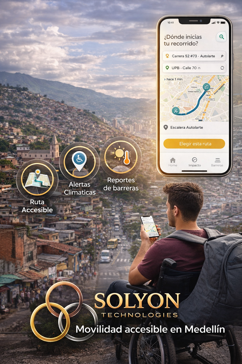 SOLYON Move - Movilidad accesible en Medellín